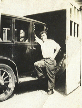 antique delivery truck